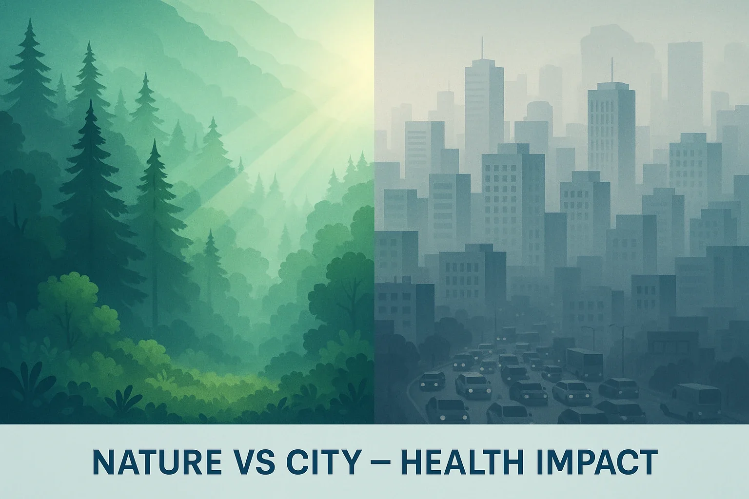 چرا طبیعت شفابخش است و شهرها عامل بیماری؟